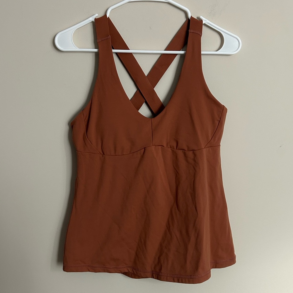 Prana Layna Bra Tank Size Medium Rust